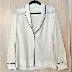 Everlane 100% Silk Button Down Shirt